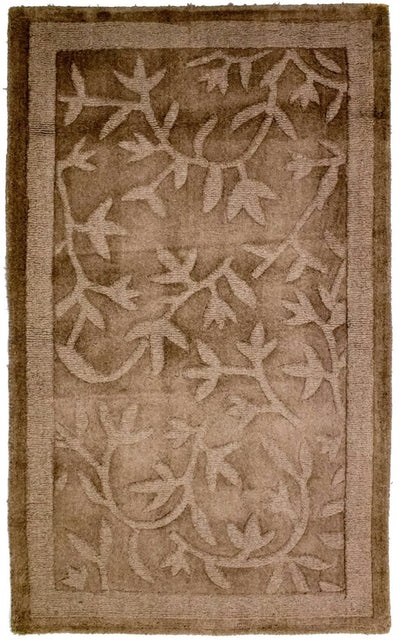 Wollteppich 89x148cm - braun