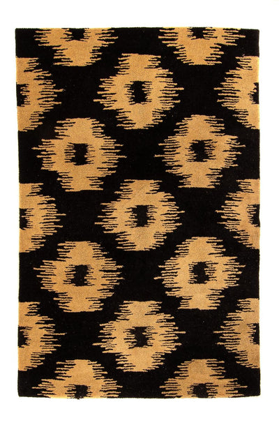 Wollteppich 150x237cm - dunkelblau