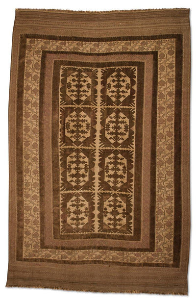Kelim Teppich Old 183x280cm - braun