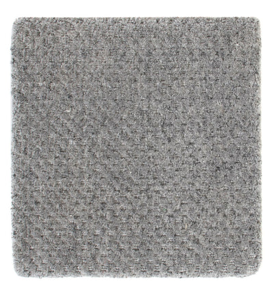 Wollteppich 30x30cm - grau