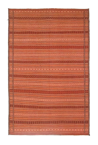 Kelim Fars Teppich 199x296cm - braun