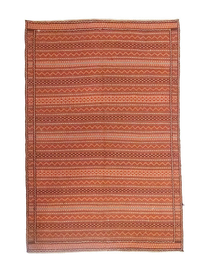 Kelim Fars Teppich 166x233cm - braun