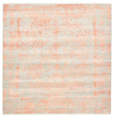Designer Teppich 199x200cm - hellgrau
