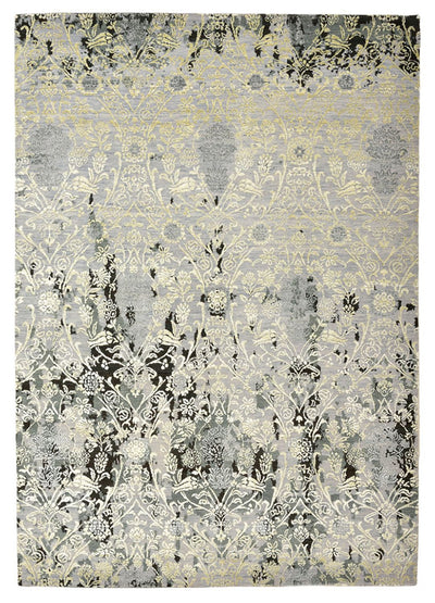 Designer Teppich 173x245cm - hellgrau