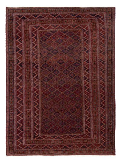 Kelim Afghan Teppich 202x271cm - rot
