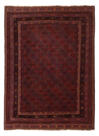 Kelim Afghan Teppich 200x264cm - rot