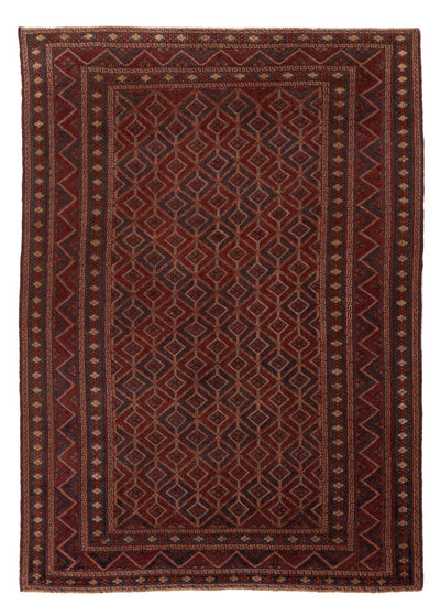 Kelim Afghan Teppich 198x281cm - rot
