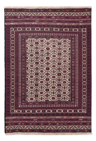Kelim Afghan Teppich 127x189cm - mehrfarbig