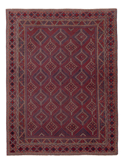 Kelim Afghan Teppich 151x206cm - mehrfarbig