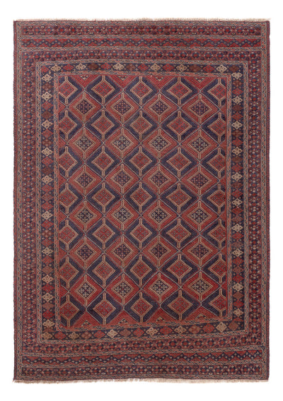 Kelim Afghan Teppich 137x197cm - mehrfarbig