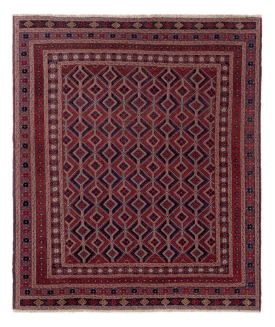 Kelim Afghan Teppich 162x193cm - mehrfarbig