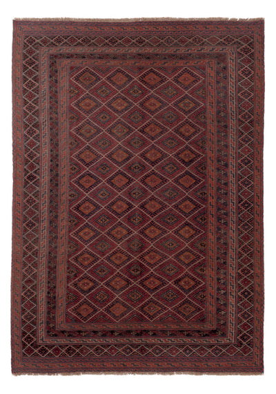 Kelim Afghan Teppich 201x275cm - mehrfarbig
