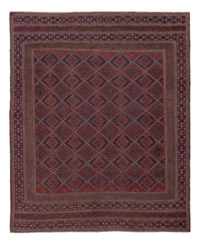 Kelim Afghan Teppich 152x185cm - rost