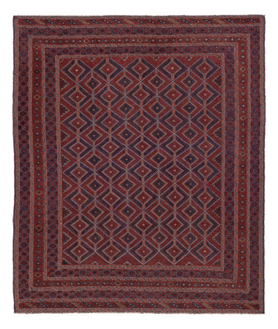 Kelim Afghan Teppich 156x186cm - rost