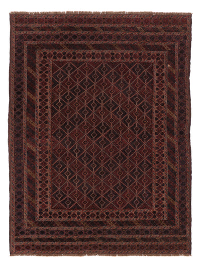 Kelim Afghan Teppich 150x193cm - rost