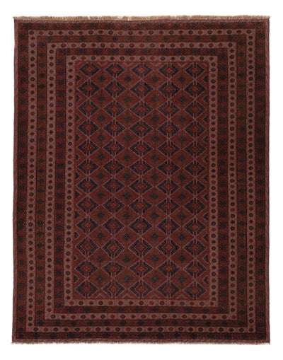 Kelim Afghan Teppich 153x199cm - dunkelbeige