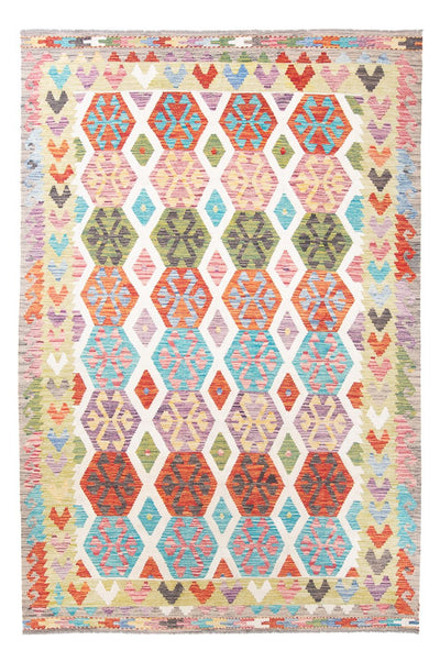 Kelim Maimene Teppich 203x305cm - mehrfarbig