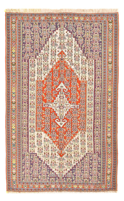 Kelim Seide Teppich 154x260cm - rot