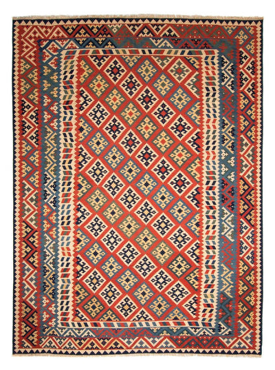 Kelim Fars Teppich 302x404cm - rot