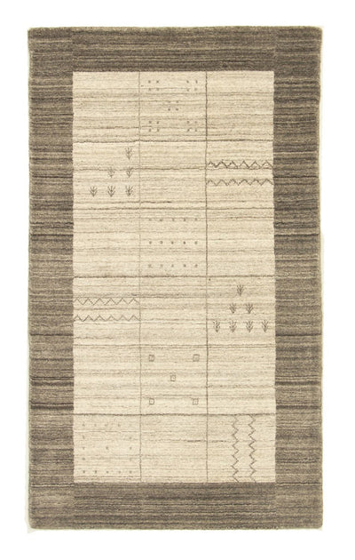 Vintage Teppich 90x160cm - silber