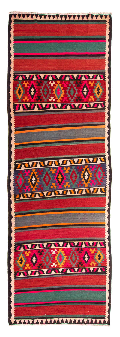 Kelim Teppich Old 145x370cm - mehrfarbig