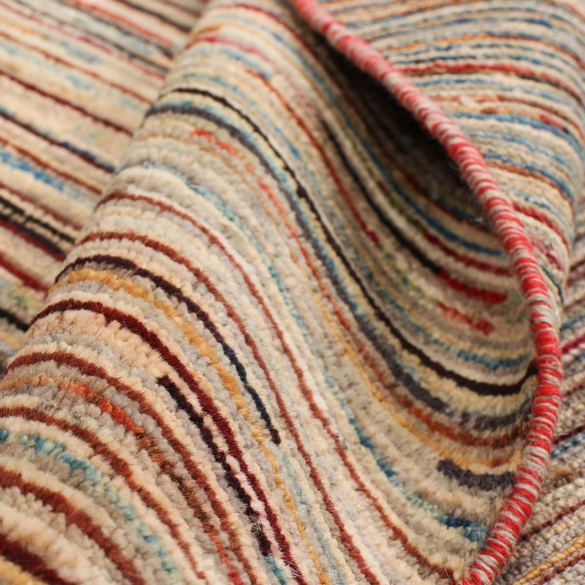 Ziegler Modern Teppich 116x168cm - Orientteppich - mehrfarbig