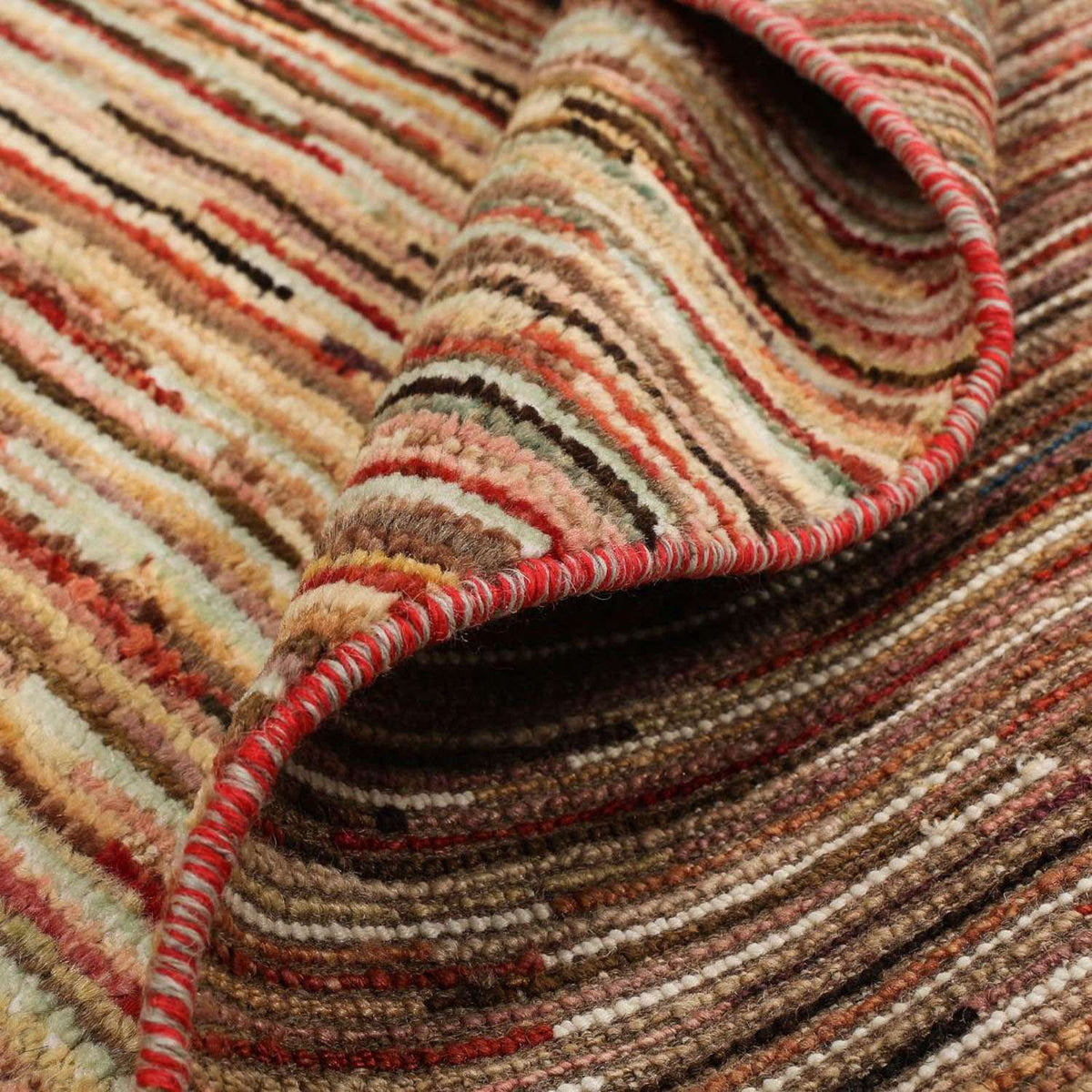 Ziegler Modern Teppich 114x182cm - Orientteppich - mehrfarbig