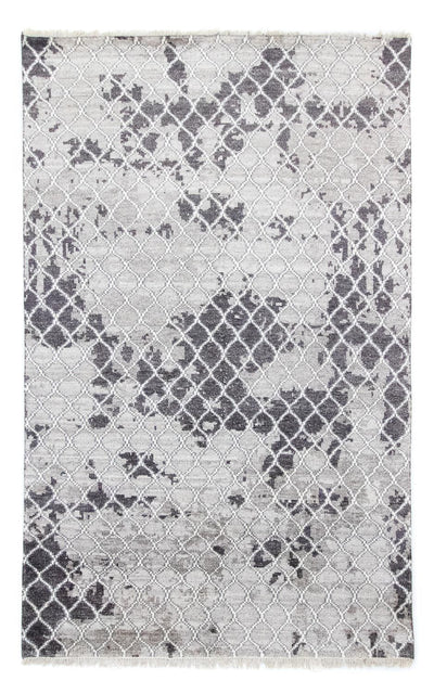 Designer Teppich 181x271cm - silber