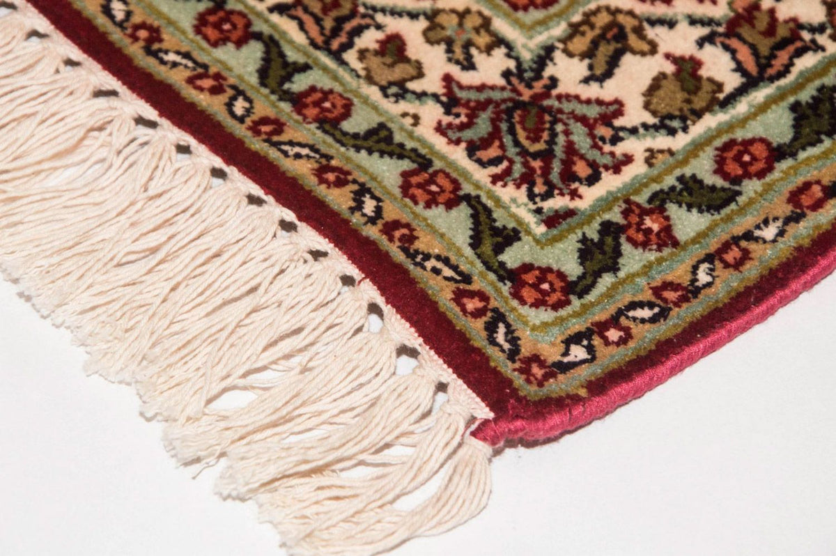Kaschmir Seide Teppich 80x120cm - Orientteppich - rot