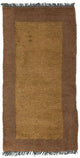 Nepal Teppich 70x140cm - Wollteppich - braun