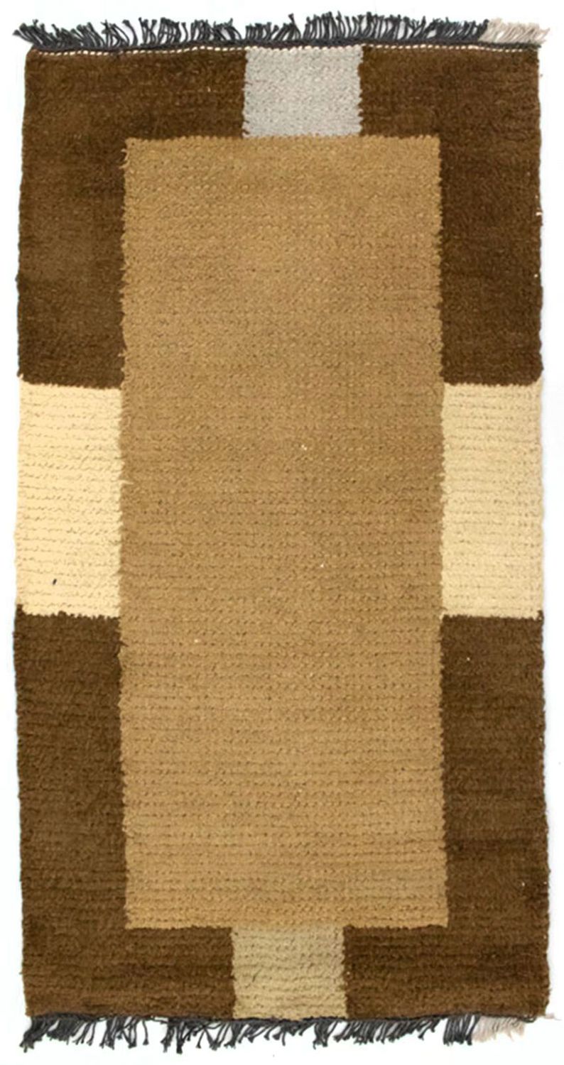 Nepal Teppich 70x140cm - Wollteppich - mehrfarbig