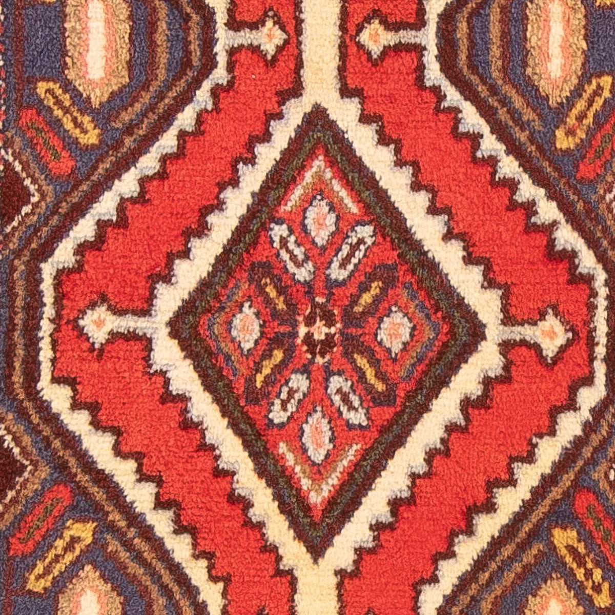 Hamadan Teppich 75x190cm - Perserteppich - rot