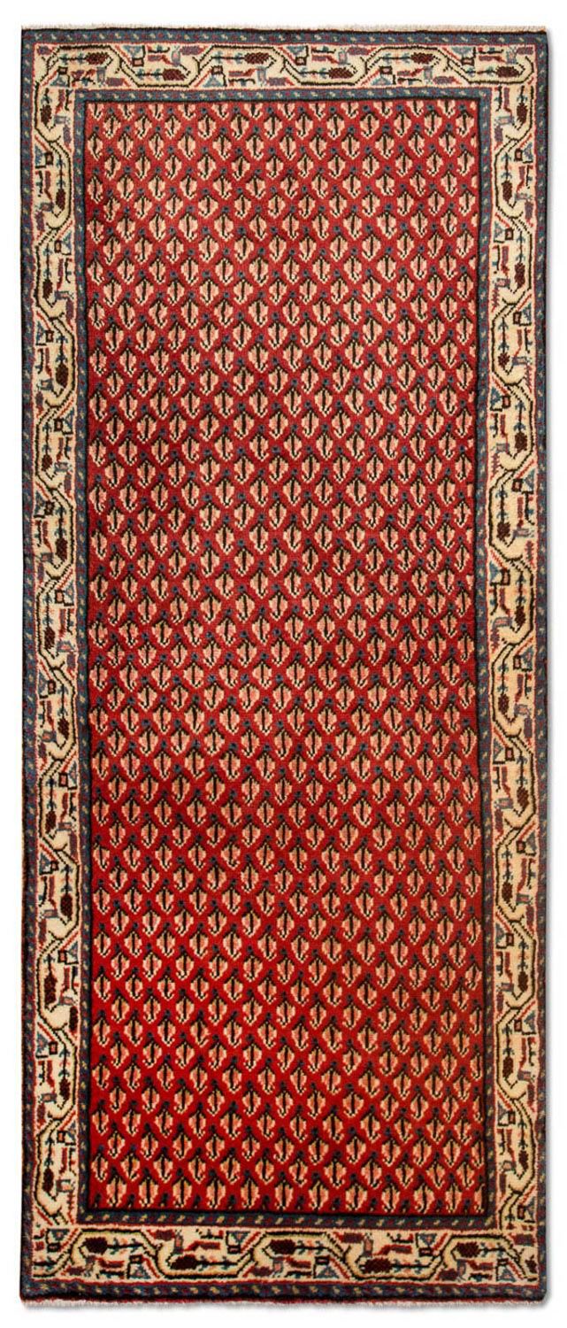 Mir Teppich 80x197cm - Perserteppich - rot