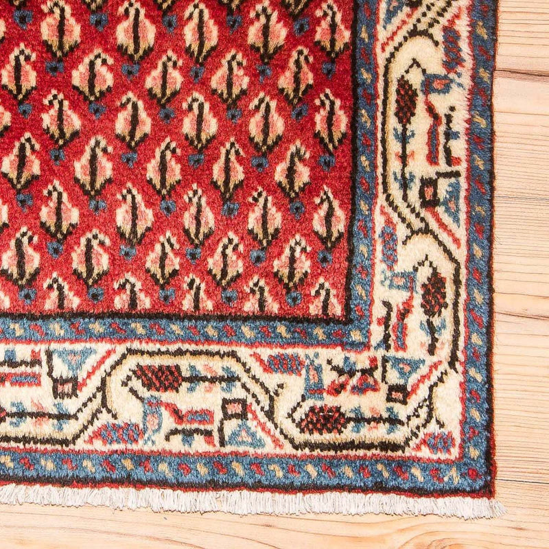 Mir Teppich 80x197cm - Perserteppich - rot