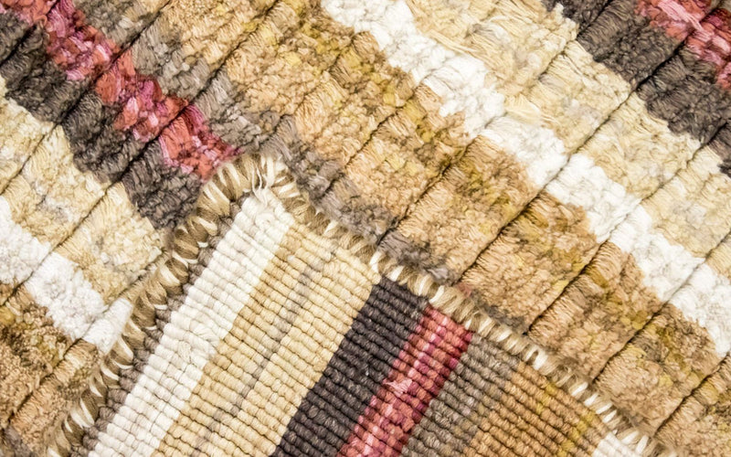 Viskose Teppich 200x200cm - mehrfarbig
