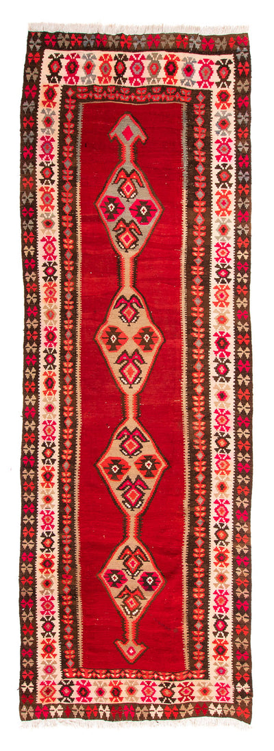 Kelim Teppich Old 150x380cm - mehrfarbig