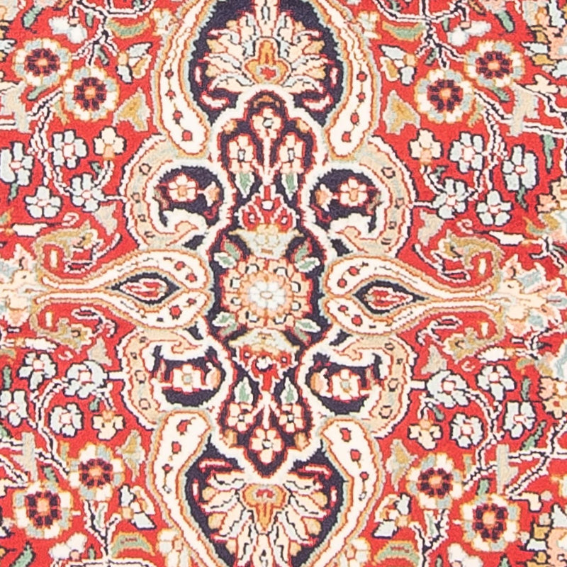 Kaschmir Seide Teppich 90x162cm - Orientteppich - rot