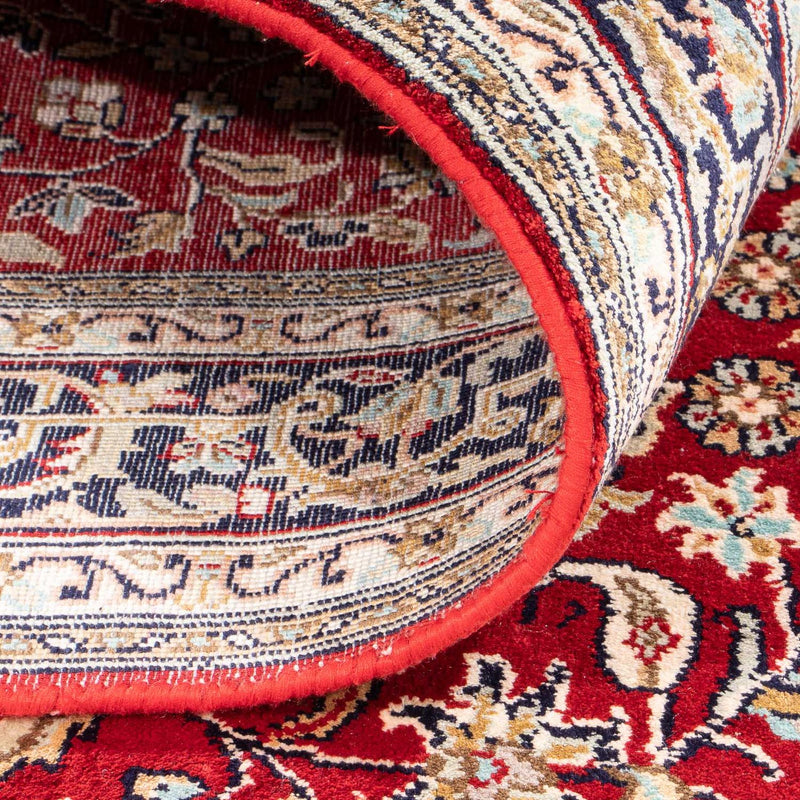 Kaschmir Seide Teppich 90x162cm - Orientteppich - rot