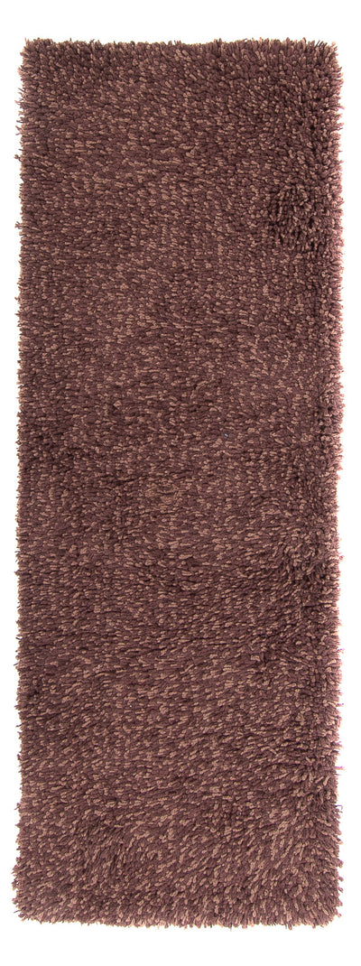 Shaggy Teppich 69x201cm - braun