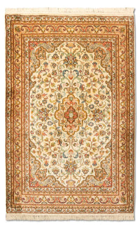 Kaschmir Seide Teppich 79x123cm - Orientteppich - beige – product image