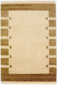 Gabbeh Teppich Indus 122x185cm - Wollteppich - beige – product image