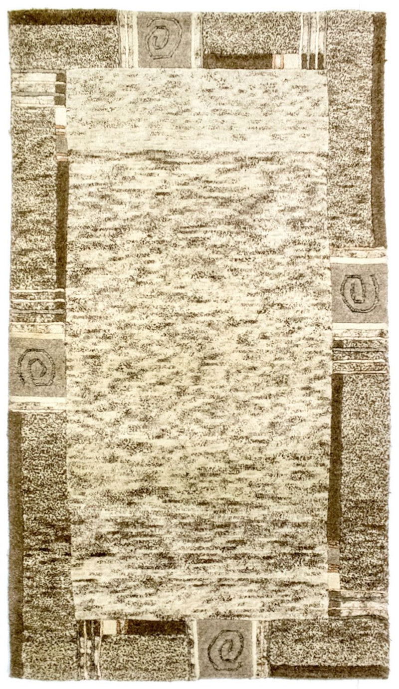Nepal Teppich 90x161cm - Wollteppich - mehrfarbig