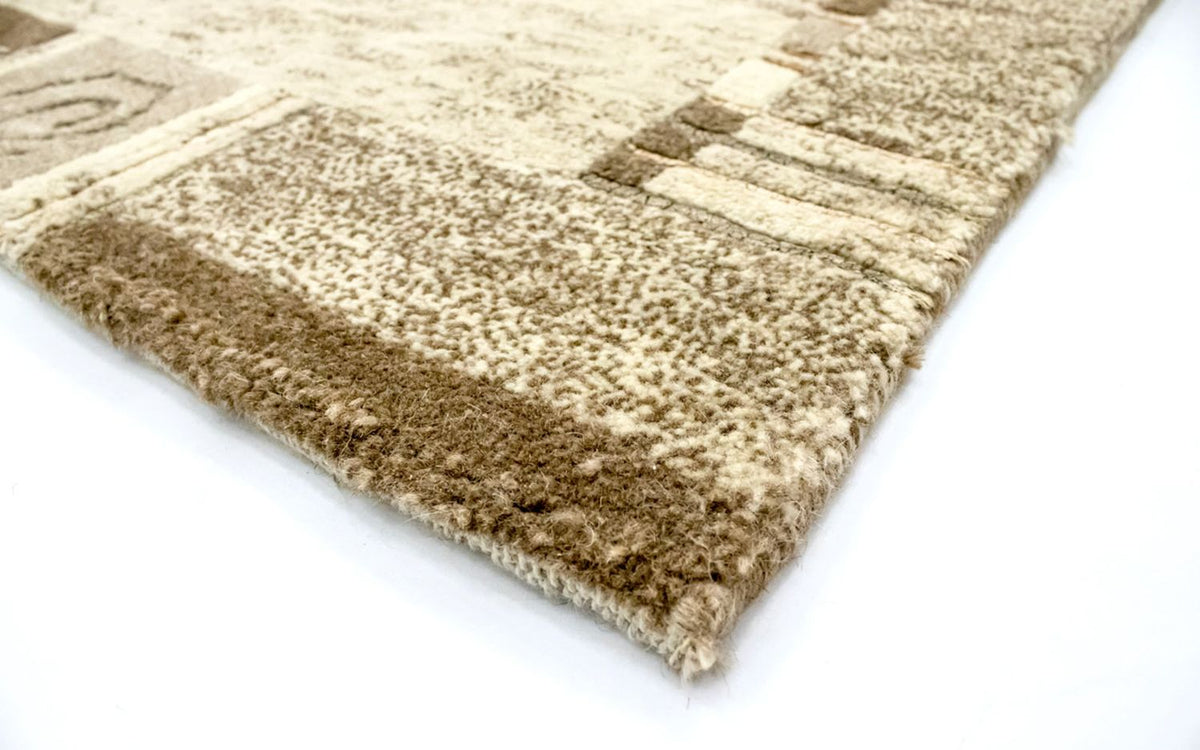 Nepal Teppich 90x161cm - Wollteppich - mehrfarbig