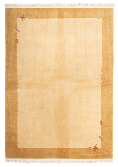 Nepal Teppich 172x240cm - Wollteppich - beige