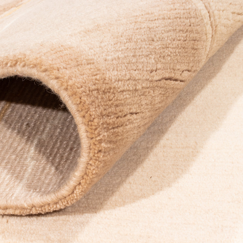Nepal Teppich 171x238cm - Wollteppich - beige
