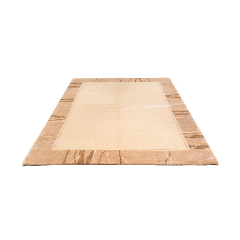 Nepal Teppich 171x238cm - Wollteppich - beige