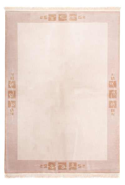 Nepal Teppich 171x239cm - Wollteppich - beige