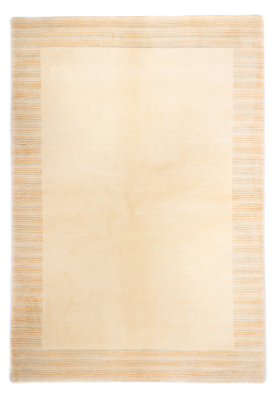 Nepal Teppich 172x244cm - Wollteppich - beige