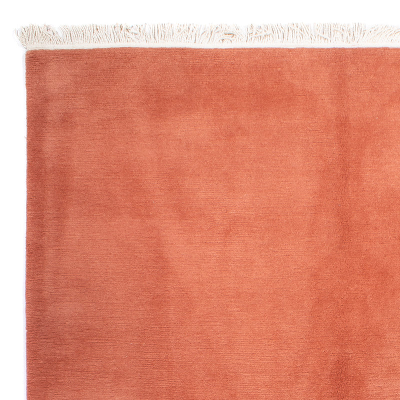 Nepal Teppich 170x239cm - Wollteppich - rot