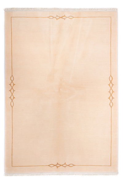 Nepal Teppich 170x235cm - Wollteppich - beige